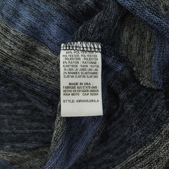 Free People Carolina Hacci Striped Sweater Size M NO SIZE TAG Balloon Sleeve - Picture 11 of 12